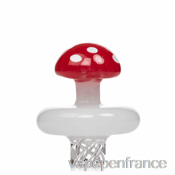 Mj Arsenal Champignon Spinner Carb Cap Rouge Blanc Vape Stylo